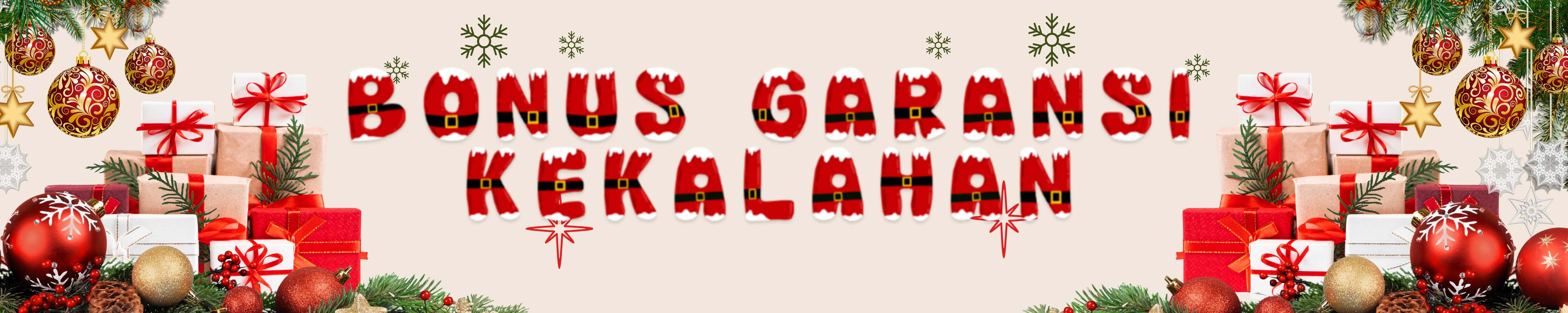 BONUS GARANSI KEKALAHAN 100%